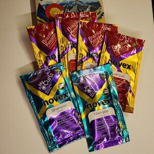 6pc Novex Brazilian Keratin My Curls Shampoo Sample Bundle